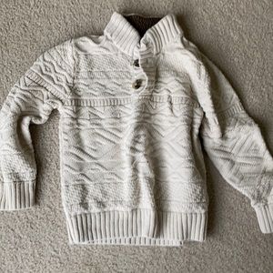 Boys pullover cream sweater